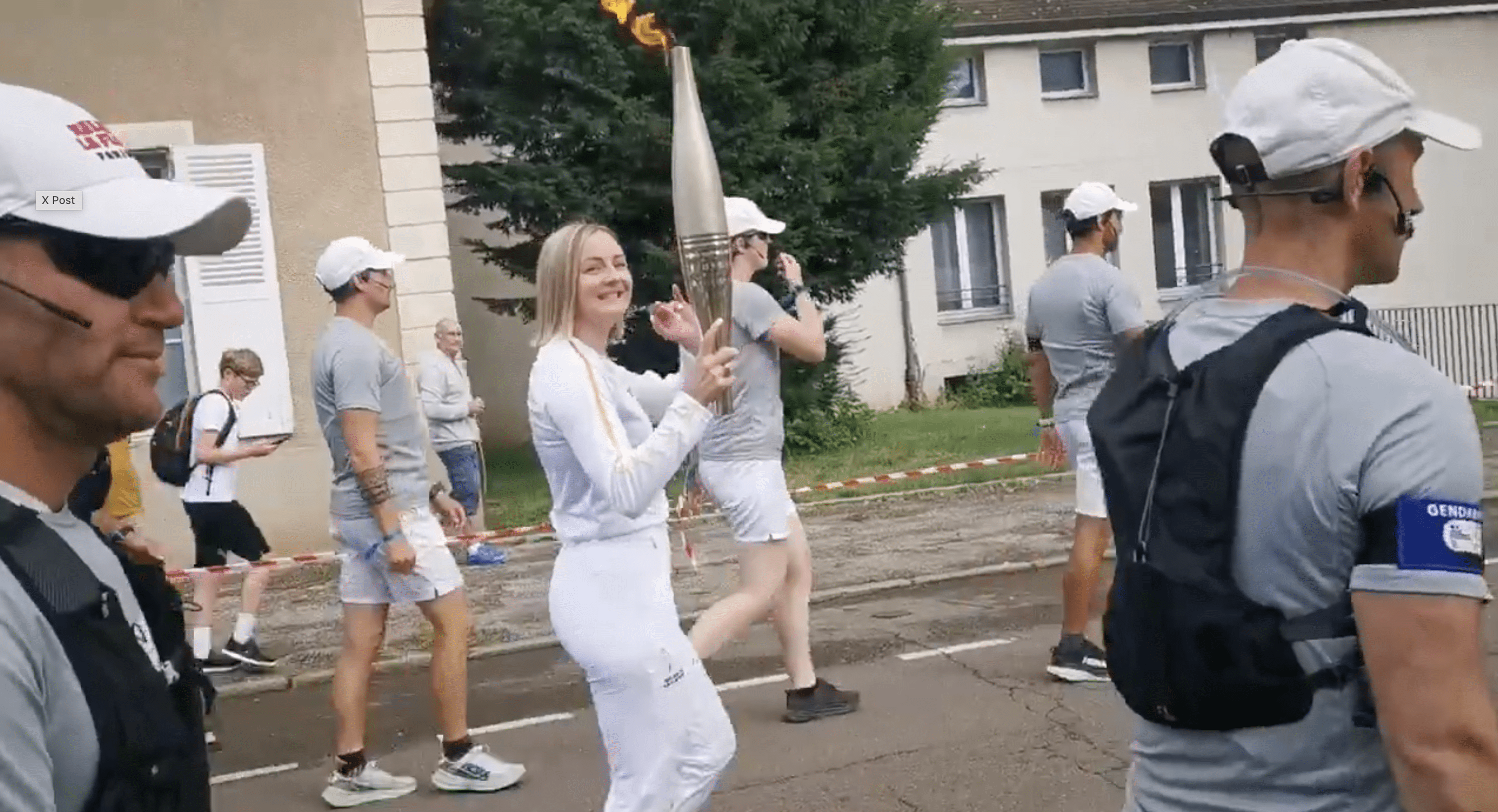 Alizée Agier: An Inspiring Icon at the Olympic Flame Relay