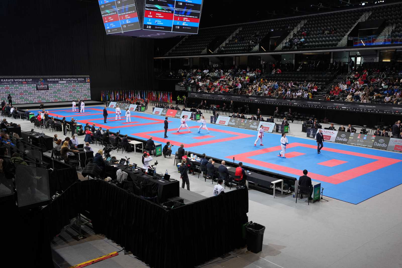 Day 2 of Karate World Cup: Male Kata Team & Female Kumite Team